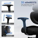 DEVAISE Big and Tall Ergonomic Office Chair with Adjustable Armrests