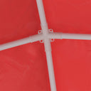 vidaXL Red PE and Steel Outdoor Party Tent