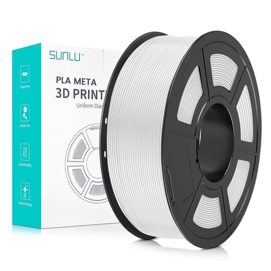 SUNLU - High Speed PLA 3D Printer Filament, 1.75mm, 1KG Spool, White