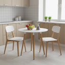 Relaxdays Scandinavian Style Round Dining Table