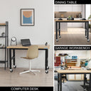 LARBANKE Heavy Duty Workbench with Adjustable Height