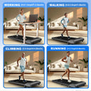 FYSIQ Compact Bluetooth Treadmill with Adjustable Tilt