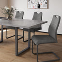 JIEXI Modern High Back Dining Chair Set of 2