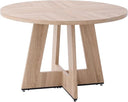 HJhomeheart 120cm Round Dining Table - wood