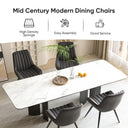 Nalupatio Modern Dining Chairs Set of 2 with Thick Cushions