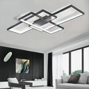 Qiaomao Black LED Ceiling Light with Remote Control