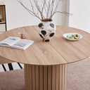 JZGORC Modern Round Wabi-Sabi Style Dining Table