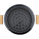 CREATE Kamado Hibachi-Barbecue, Round Smoker, Black