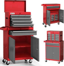 AIRAJ 7-Drawer Rolling Tool Chest with Detachable Top - 7 drawers