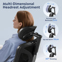 DEVAISE Big and Tall Ergonomic Office Chair with Adjustable Armrests