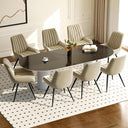 Hawthyhome Dining Chairs Set of 8 Upholstered - Beige