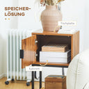 HOMCOM Console Table with Cupboard, Modern Design