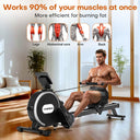 DMASUN Magnetic Rowing Machine for Home Gym with 16 Resistance Levels