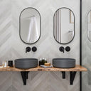 Hoiweqr Brushed Bathroom Vanity Mirror Wall-Mounted