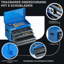 AIRAJ 7-Drawer Workshop Trolley with Removable Storage