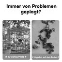 UUE Large Bird Cage with Grass Nest, Swing, and Ladder