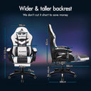 ALFORDSON Ergonomic Gaming Chair with 8-Point Massage and RGB LED