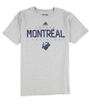 Men's adidas Montreal Impact Miracle S/S Go-To Tee in grey color with team logo