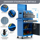 AIRAJ 7-Drawer Workshop Trolley with Removable Storage