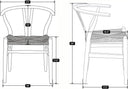 Nicer Furniture Hans Wegner Wishbone Chair - Natural
