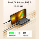 Veektomx - Fast Charging 22.5W Power Bank, 10000mAh, Slim Design, USB-C