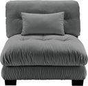 Generic 27" Armless Sofa - Gray