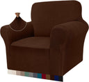 Granbest High Stretch Armchair Cover - Chocolate