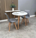 Life Interiors Lorenzo Retro Modern Dining Chairs Set of 2