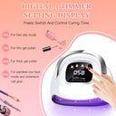 LKE 220W Professional UV LED Nail Lamp