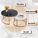 Generic Modern Round Nesting Coffee Table Set of 2