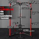 ZERELEK Cable Crossover Power Station with Pull-Up Bar