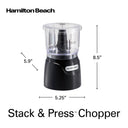 Hamilton Beach - Stack & Press 3 Cup Food Chopper
