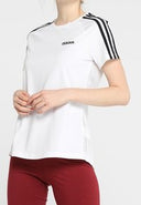 adidas Performance white T-shirt with a printed design