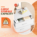 WLIVE 4-Drawer Minimalist Modern Wood Storage Chest