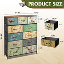 WLIVE Tall Dresser with 11 Drawers