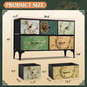 WLIVE 5-Drawer Fabric Dresser with Storage Bins