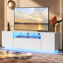 WLIVE Modern LED TV Stand with Storage for 55/60/65 Inch TVs