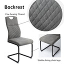 JIEXI Modern High Back Dining Chair Set of 2