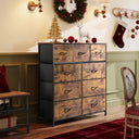 WLIVE 9-Drawer Dresser - White