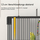UUE Large Bird Cage with Grass Nest, Swing, and Ladder