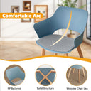 GrandCA HOME Nordic Kitchen Chairs Set of 4 with Solid Wood Legs