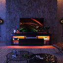 WLIVE Modern LED TV Cabinet with Storage for TVs up to 70 Inches