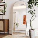 AUYHM 65"x24" Nanometre Arched Full Body Mirror in Black
