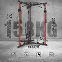 ZERELEK Cable Crossover Power Station with Pull-Up Bar