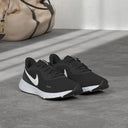 Nike Revolution 5 Road Running Shoes in Black and White