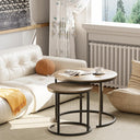 Aboxoo Round Nesting Side Tables