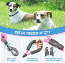 Generic Brands - Reflective Large Dog Leash, Durable Nylon Rope, Ideal for Running & Climbing
