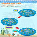 Paochocky Kids Splash Pad Sprinkler Play Mat