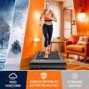 MettleMatic TW1 Walking Pad Treadmill with Incline and Remote
