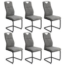 JIEXI Modern High Back Dining Chair Set of 2